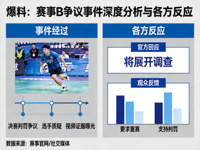 爆料：赛事B争议事件深度分析与各方反应