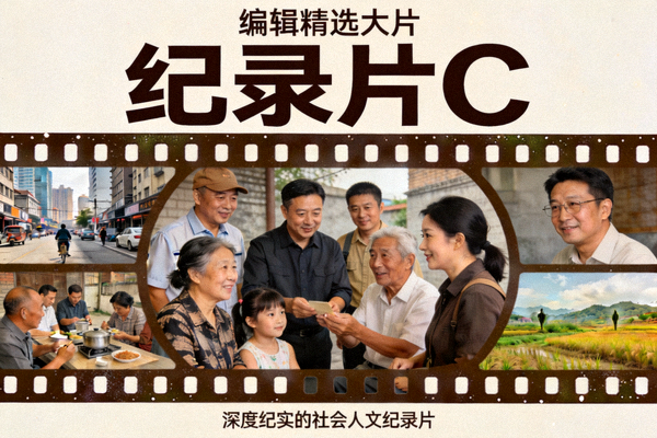 编辑精选大片《纪录片C》海报：深度纪实的社会人文纪录片