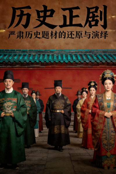 国产剧《历史正剧》海报：严肃历史题材的还原与演绎