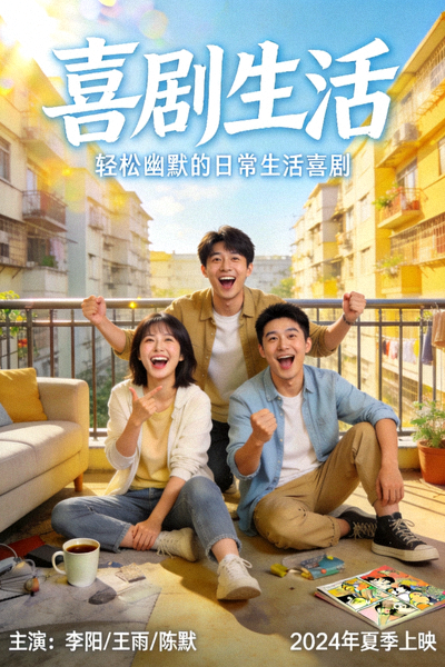 国产剧《喜剧生活》海报：轻松幽默的日常生活喜剧